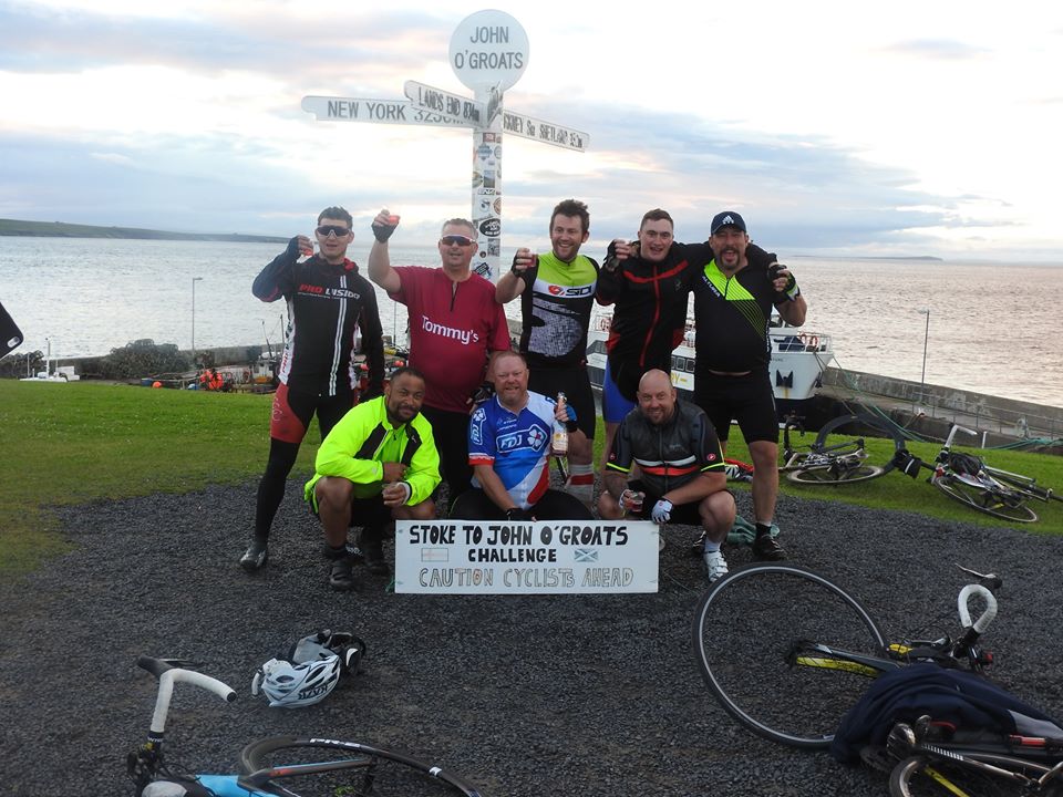 ALSAGER RESIDENT CYCLES FROM STOKE ON TRENT TO JOHN O'GROATS TO RAISE MONEY FOR CHARITY